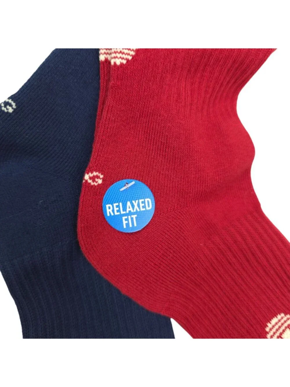 Adidas Cushioned High Quarter Socks 3Pk Unisex L Arch Compression Red White Navy